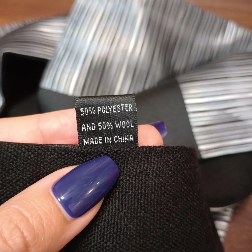 English Laundry by Christopher Wicks wool blend striped scarf
